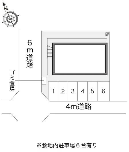 ★手数料０円★熊谷市河原町２丁目　月極駐車場（LP）